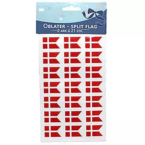 Flag klistermærke 42stk