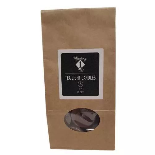 Fyrfadslys brun 4timer 12stk