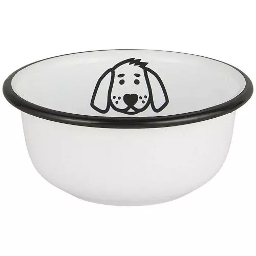 Hundeskål mini emalje