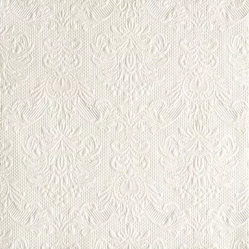 Ambiente 3-lags 33x33 cm serviet - 15 stk elegance pearl white