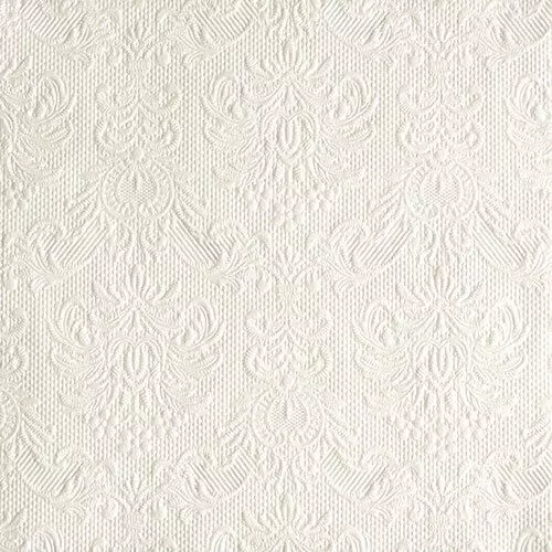 Ambiente 40x40 cm serviet - 15 stk Elegance pearl White