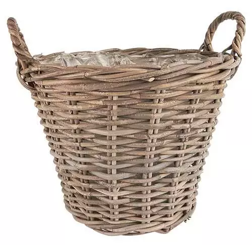Kurv rattan 40x38x36cm