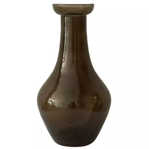 Vase Genbrugsglas - Røgfarvet