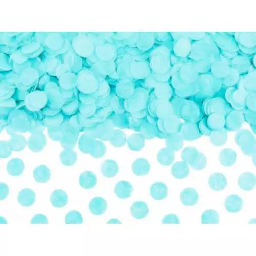 Papir Konfetti - Lyseblå