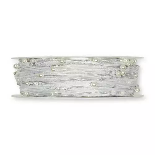 Organzabånd m/wire kobber 0,05x15m