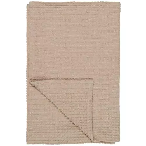 Håndklæde Liseleje m/vaffelmønster 50x100cm - Beige
