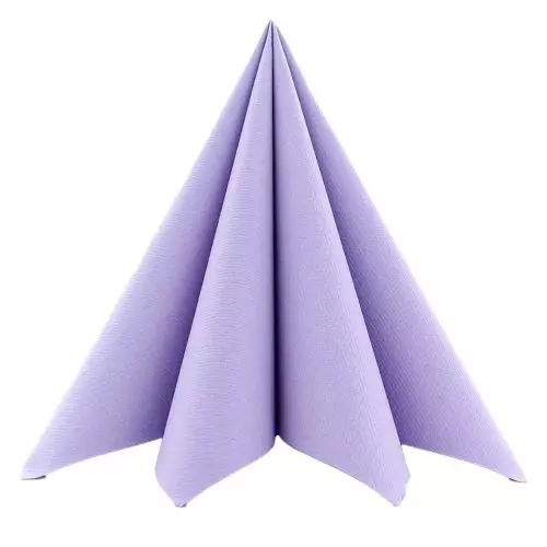 Mank Stofligende Serviet 40x40cm 50stk - Lilla