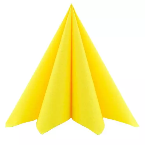 Sovie Stofligende Serviet 40x40cm 12stk – Gul