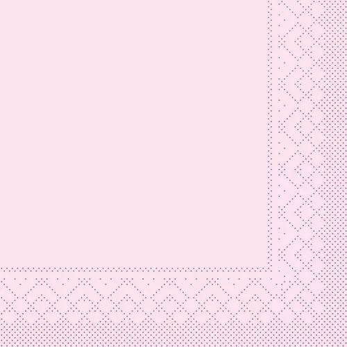 Sovie 33x33cm 3-lags 20stk serviet - Rosa/Lyserød