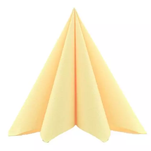 Mank stofligende serviet - 40x40cm - 50stk Sahara Gul