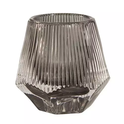 Fyrfadsstage Agnes 8x8x8cm - Brun