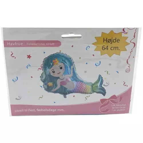 Ballon Havfrue - 62x74cm