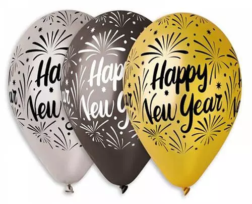 Ballon Nytår - 6stk