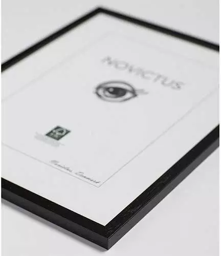 Billedramme Egetræ - Sortmalet 50x50