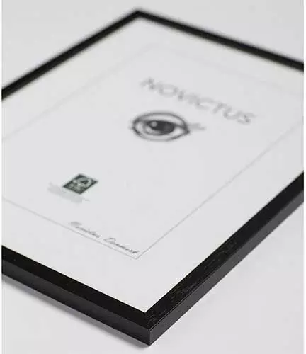 Billedramme Egetræ - Sortmalet A5