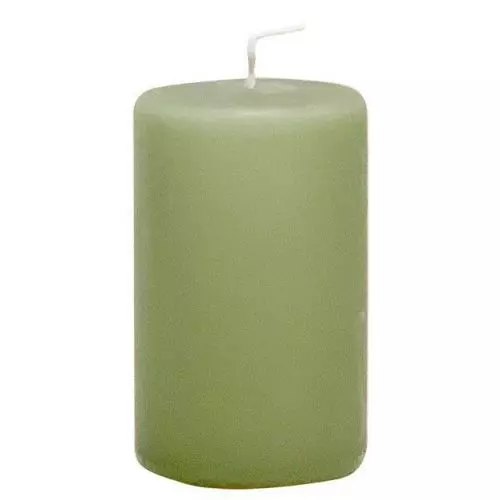 Bloklys 6x10cm - Støvet Oliven