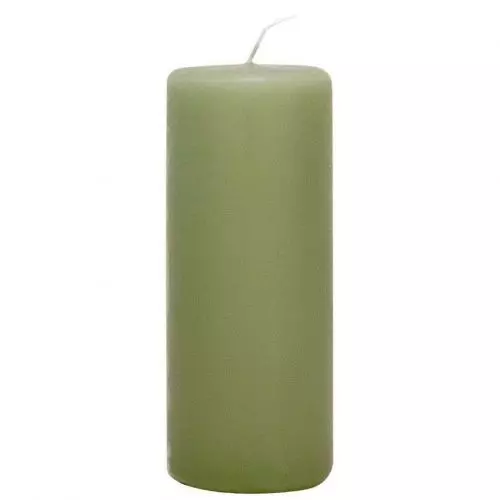 Bloklys 6x15cm - Støvet Oliven