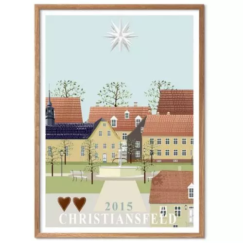 Byplakat - Christiansfeld