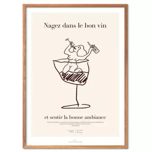 Cille Due - Nagez dans le bon vin