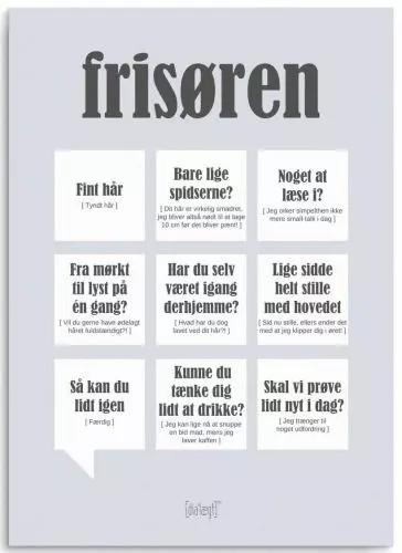 Dialægt Kort - Frisøren