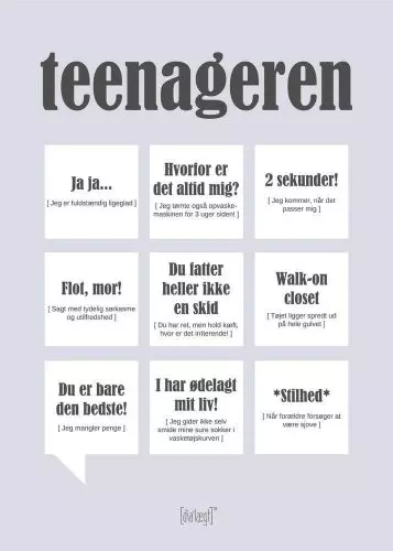 Dialægt kort - Teenageren