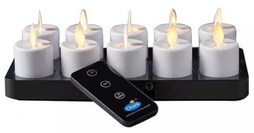 Duni LED lys m/bevægelig flamme 10stk