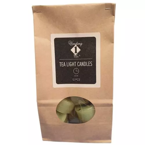 Fyrfadslys 12stk 4 timer - Kiwi