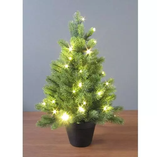 Juletræ m/lys i potte 60cm