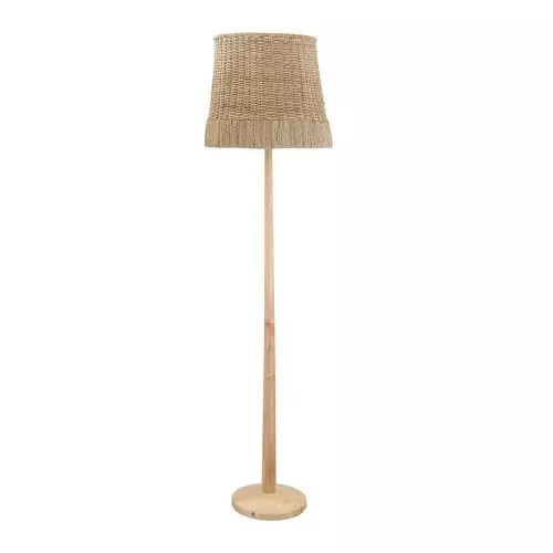 Gulvlampe Natur - Rattan