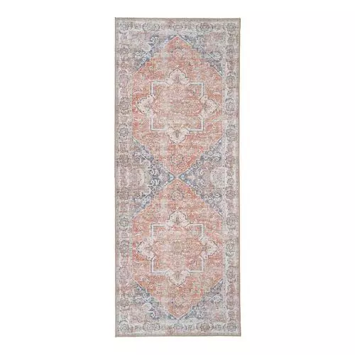 Havana Gulvtæppe 80x200cm - Orange/Blå