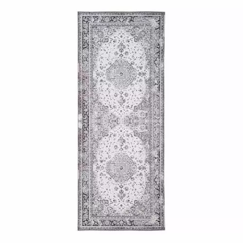 Havana Gulvtæppe 80x200cm - Sort/Hvid