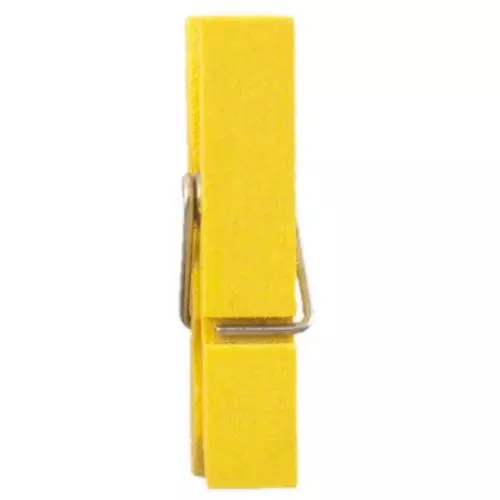 Klemme i træ - gul 24stk