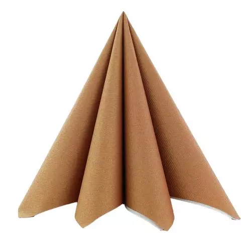 Sovie Stofligende Serviet 40x40cm 12stk – Kobber/Bronze