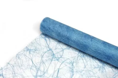 Sizoweb bordløber - 30 cm x 25 meter - Lyseblå