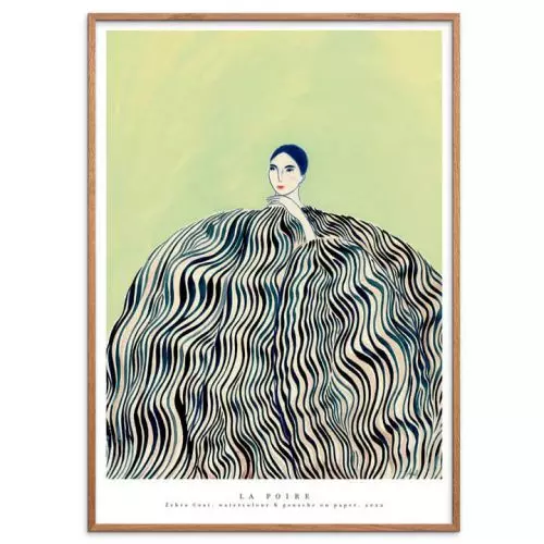 Plakat La Poire - Zebra Coat