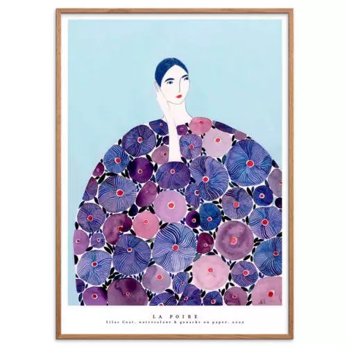 Plakat La Poire - Lilac Coat
