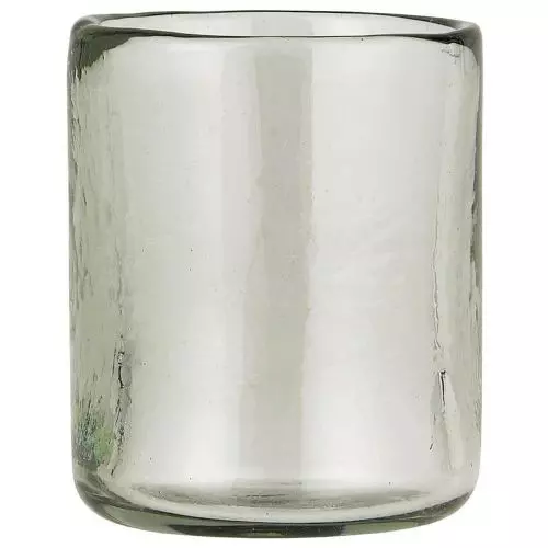 Fyrfadsstage glas 8x7cm - Mundblæst