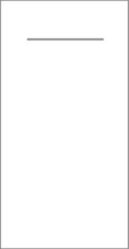 Sovie tekstil bestikserviet - 12stk hvid