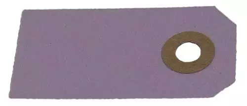Manilla - 50 stk - lys lilla 6x3cm
