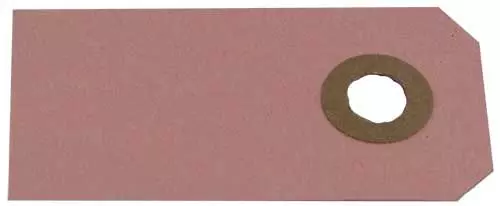 Manilla - 50 stk - lyserød 6x3 cm