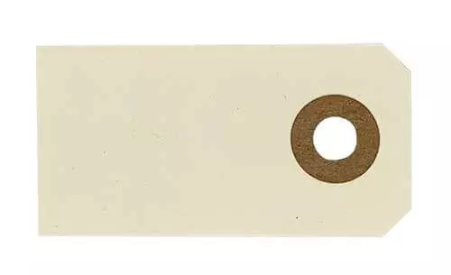 Manilla - 50 stk - creme 6x3 cm