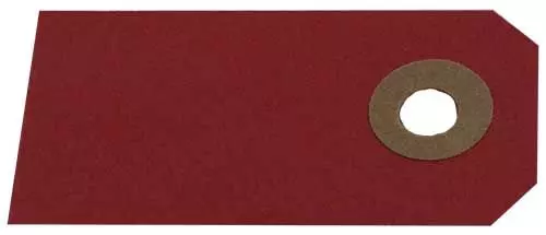 Manilla - 50 stk - Rød 8x4cm