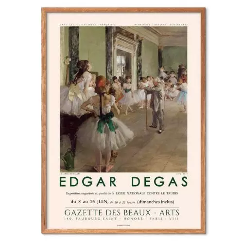 Museums Plakat - Edgar Degas Ballerinas