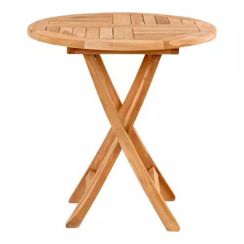 Oviedo Teak Spisebord Natur - Ø70cm