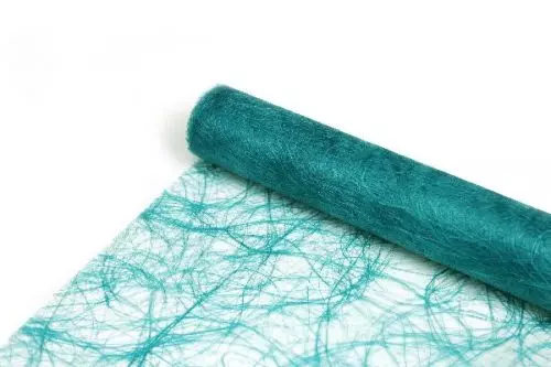 Sizoweb bordløber - 30 cm x 25 meter - petrol/turkis