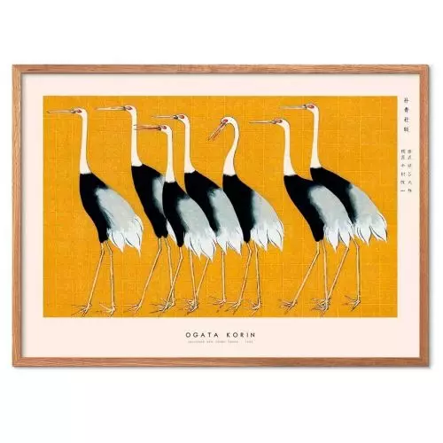 Ogata Korin - Japanese red crown crane