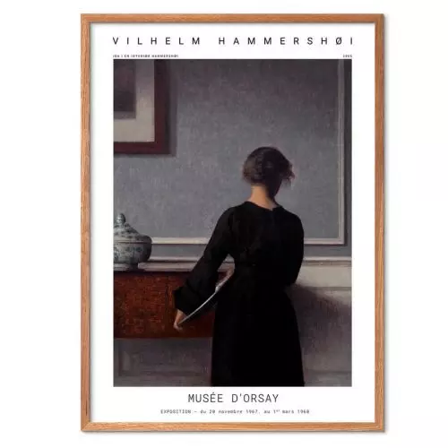 Vilhelm Hammershoi - Ida I en interior
