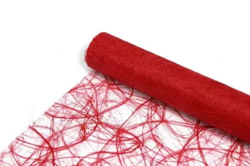 Sizoweb bordløber - 30 cm x 25 meter - Rød