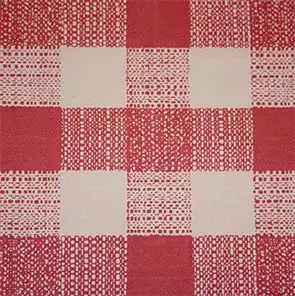 Papirdug 50m - Store tern Rød/hvid