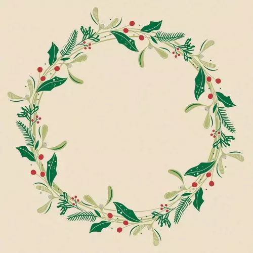 Mank Serviet 40x40cm 50stk - Isabell Pebble Stone